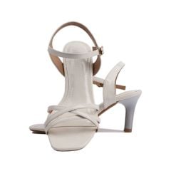 Sandal Cao Gót Hạnh Dung Dây Chéo Gót Bạc HD04717AD