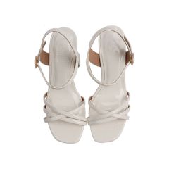 Sandal Cao Gót Hạnh Dung Dây Chéo Gót Bạc HD04717AD