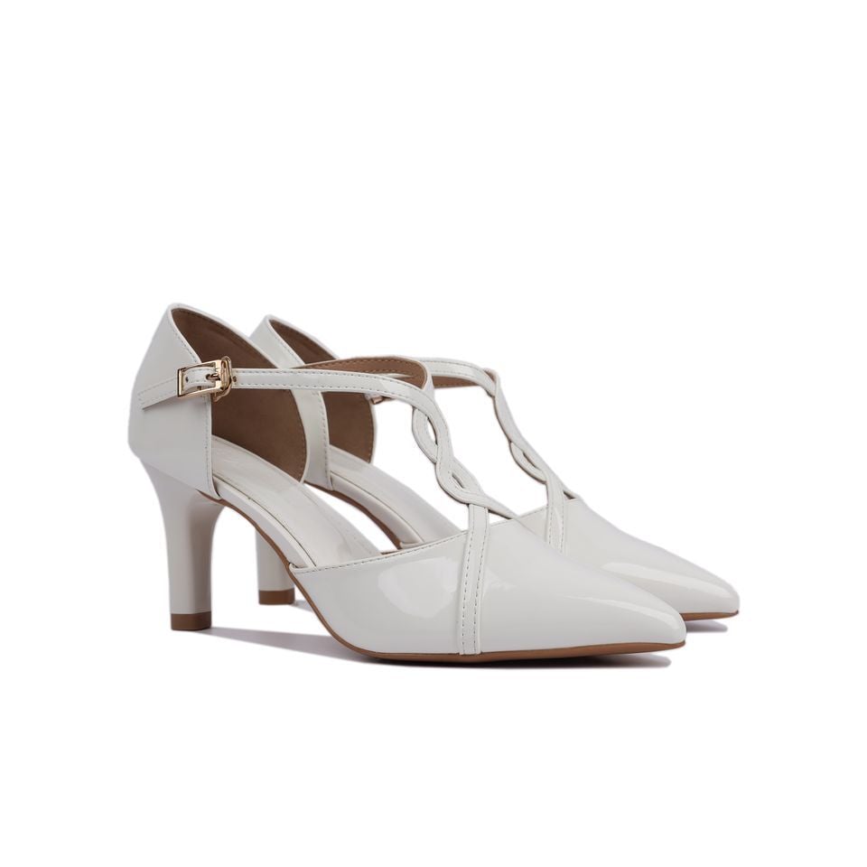 Sandal Cao Gót Hạnh Dung Mũi Nhọn Xoắn Dây HD04719AD