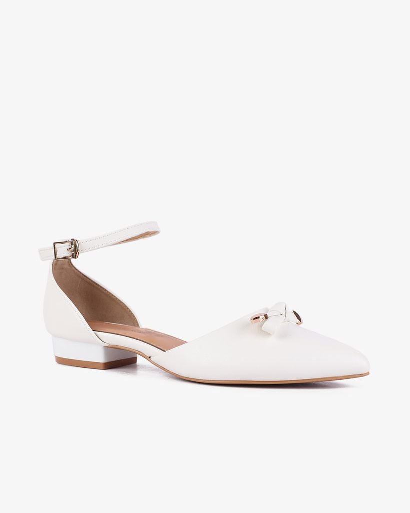 Giày Sandal Hạnh Dung Bít Mũi Nơ HD04949AD