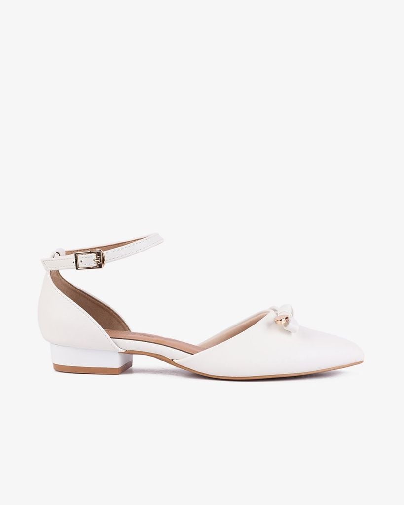 Giày Sandal Hạnh Dung Bít Mũi Nơ HD04949AD