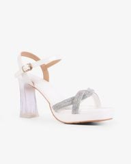 Sandal Cao Gót Hạnh Dung Gót Mica Xoàn Xoắn HD0906AS