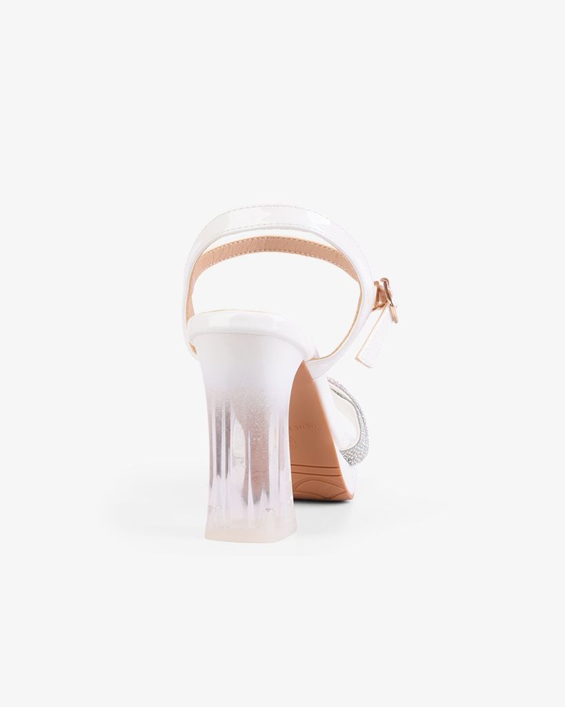 Sandal Cao Gót Hạnh Dung Gót Mica Xoàn Xoắn HD0906AS