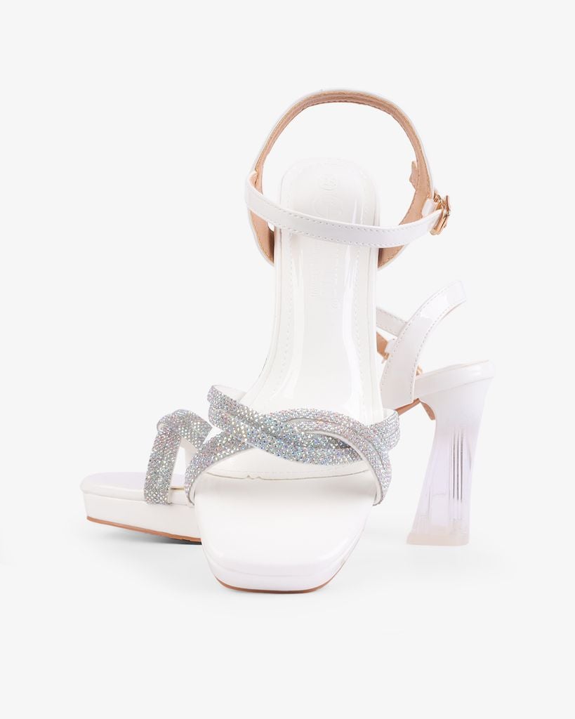 Sandal Cao Gót Hạnh Dung Gót Mica Xoàn Xoắn HD0906AS