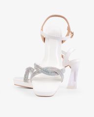 Sandal Cao Gót Hạnh Dung Gót Mica Xoàn Xoắn HD0906AS