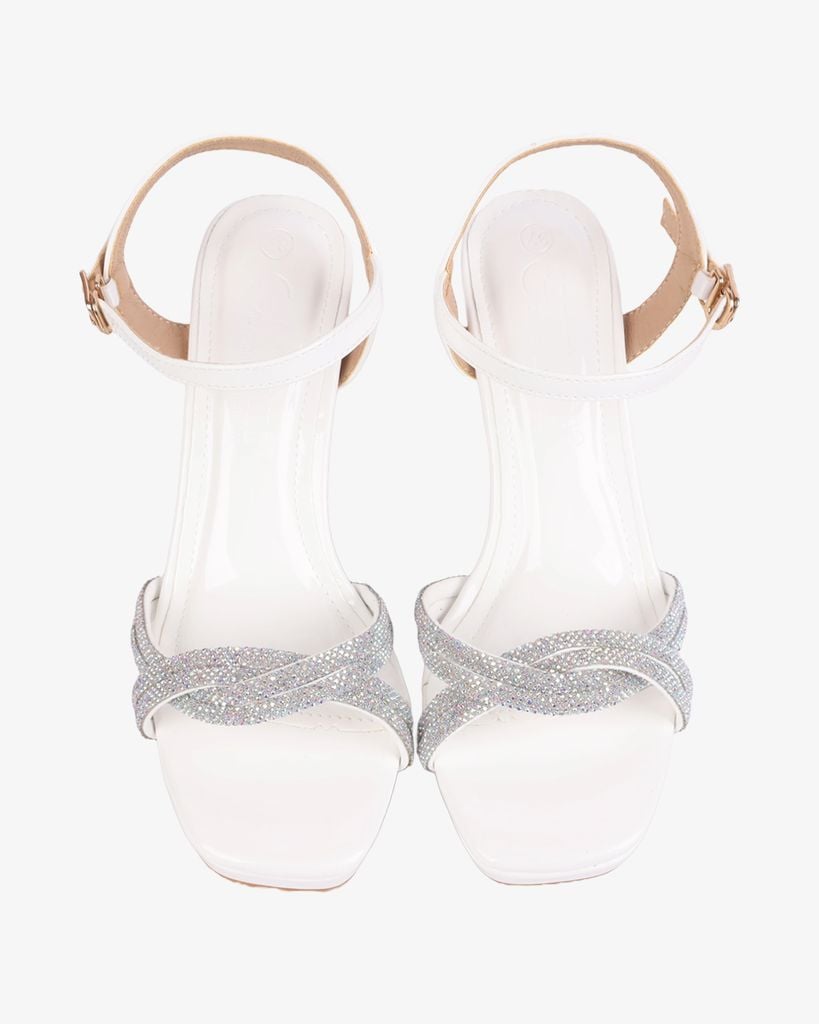 Sandal Cao Gót Hạnh Dung Gót Mica Xoàn Xoắn HD0906AS