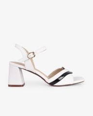 Sandal Cao Gót Hạnh Dung Quai Bản Phối HD1071BN