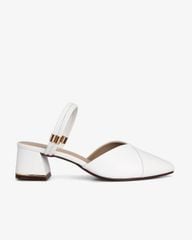 Sandal Cao Gót Hạnh Dung Mũi Nhọn Trơn HD1073BN