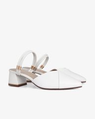 Sandal Cao Gót Hạnh Dung Mũi Nhọn Trơn HD1073BN