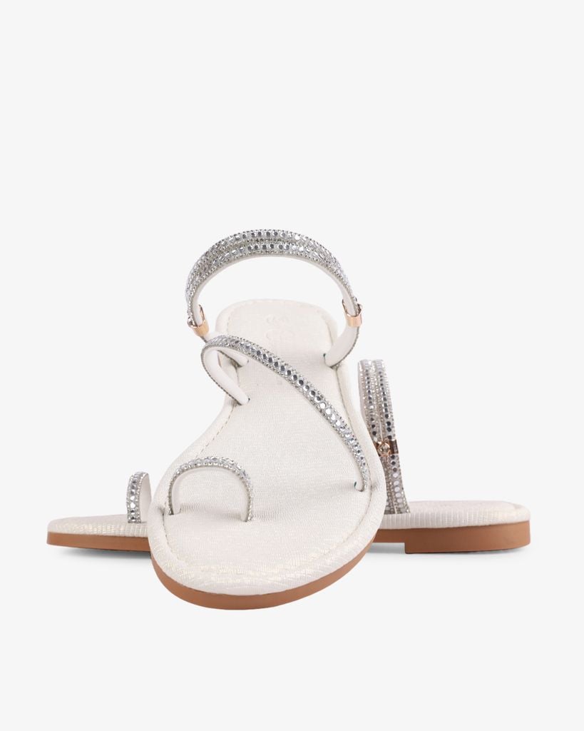 Dép Xẹp Hạnh Dung Xỏ Ngón Kim Sa HD1107AV