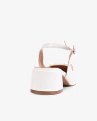 Sandal Cao Gót Hạnh Dung Mũi Vuông Đính Đá HD1112AV