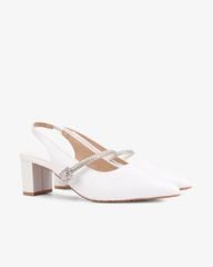 Sandal Cao Gót Hạnh Dung Gót Trụ Mũi Nhọn HD1115AV