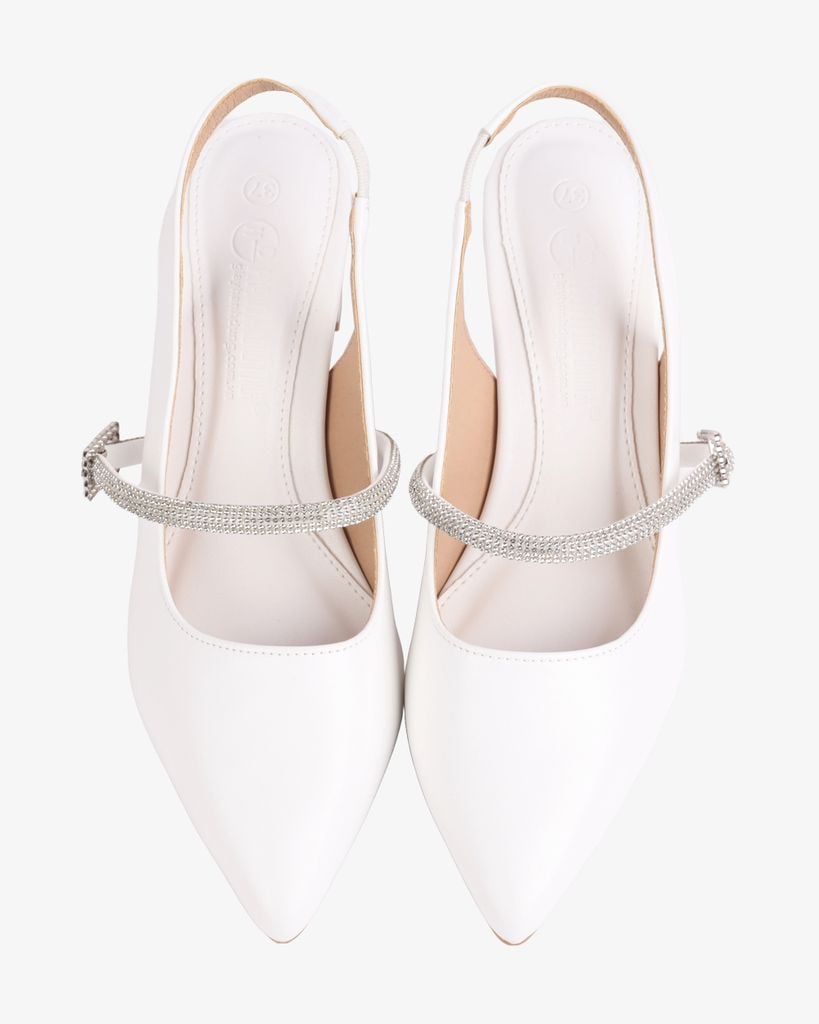 Sandal Cao Gót Hạnh Dung Gót Trụ Mũi Nhọn HD1115AV