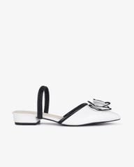 Giày Sandal Hạnh Dung Bít Mũi Hoa Ngọc Trai HD1133AV