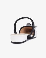 Giày Sandal Hạnh Dung Bít Mũi Hoa Ngọc Trai HD1133AV