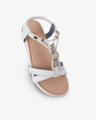 Sandal Xẹp Hạnh Dung Quai Chữ T Phối Đá Sang Trọng HD1177AV