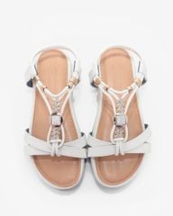 Sandal Xẹp Hạnh Dung Quai Chữ T Phối Đá Sang Trọng HD1177AV