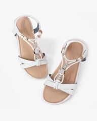 Sandal Xẹp Hạnh Dung Quai Chữ T Phối Đá Sang Trọng HD1177AV