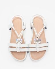 Sandal Xẹp Hạnh Dung Quai Chữ T Đính Bướm Pha Lê HD1178AV