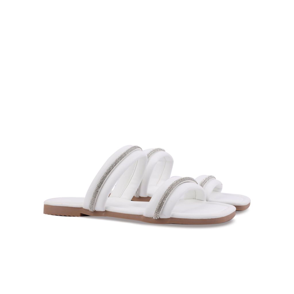 Dép Xẹp Hạnh Dung Hai Dây Ngang HD12231AM