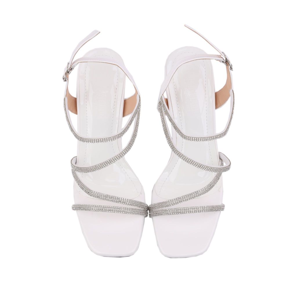 Sandal Cao Gót Hạnh Dung  Dây Kim Sa Gót Nhỏ HD12247AM