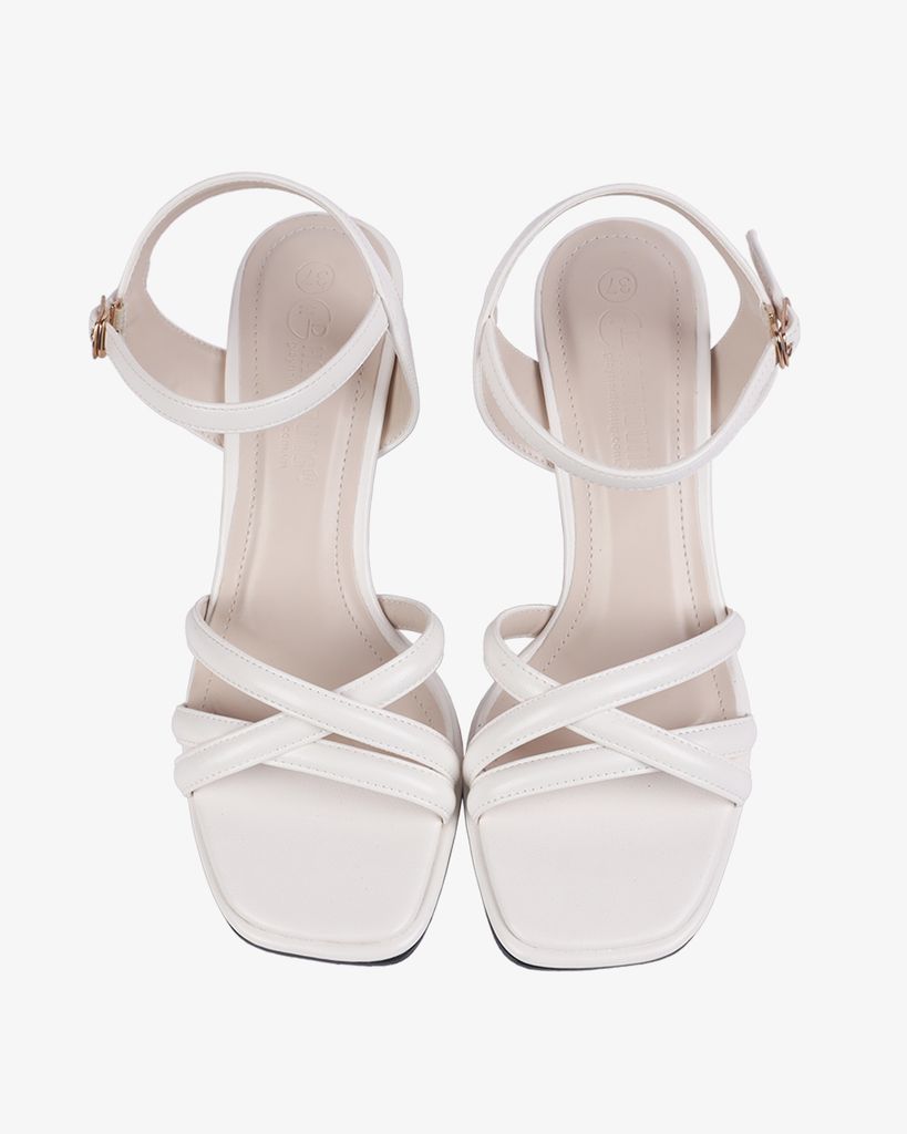 Sandal Cao Gót Hạnh Dung Quai Đan Chéo HD12258AM