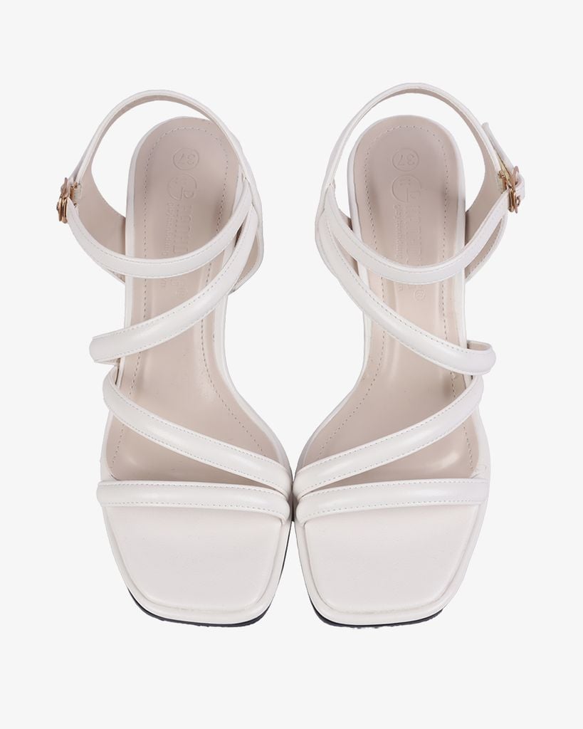 Sandal Cao Gót Hạnh Dung Gót Trụ Quai Dây Thanh Lịch HD12259AM