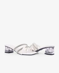 Dép Cao Gót Hạnh Dung Xỏ Ngón Gót Mica HD12264AM