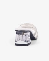 Dép Cao Gót Hạnh Dung Xỏ Ngón Gót Mica HD12264AM