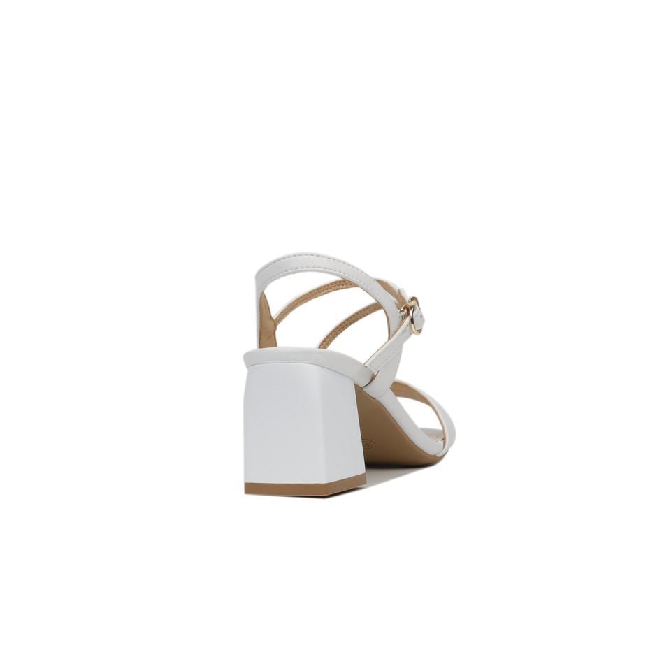 Sandal Cao Gót  Hạnh Dung Quai Ngang Gót Vuông HD27143BI