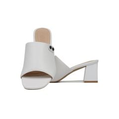 Dép Cao Gót Hạnh Dung Bản Lớn Nút HD27145BI