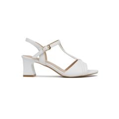 Sandal Cao Gót Hạnh Dung Bản Ngang Nối Dây HD27146BI