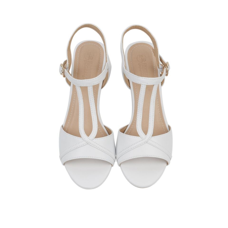 Sandal Cao Gót Hạnh Dung Bản Ngang Nối Dây HD27146BI