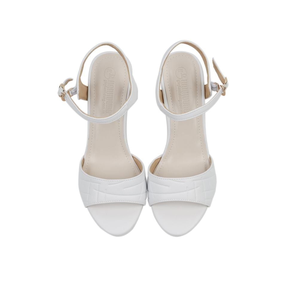 Sandal Cao Gót Hạnh Dung Quai Họa Tiết HD27151BI