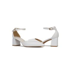 Sandal Cao Gót Hạnh Dung Bít Mũi Cách Điệu Bít Hậu HD27152BI