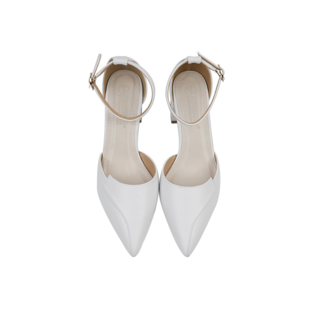 Sandal Cao Gót Hạnh Dung Bít Mũi Cách Điệu Bít Hậu HD27152BI