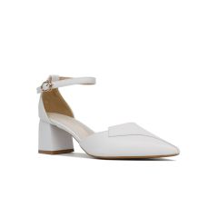 Sandal Cao Gót Hạnh Dung Bít Mũi Cách Điệu Bít Hậu HD27152BI