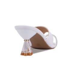 Dép Cao Gót Hạnh Dung Xỏ Ngón Cách Điệu HD27219BI