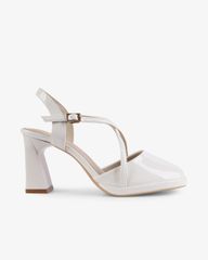 Sandal Cao Gót Hạnh Dung Dây Đan Chéo HD27257BI