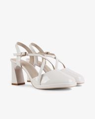 Sandal Cao Gót Hạnh Dung Dây Đan Chéo HD27257BI