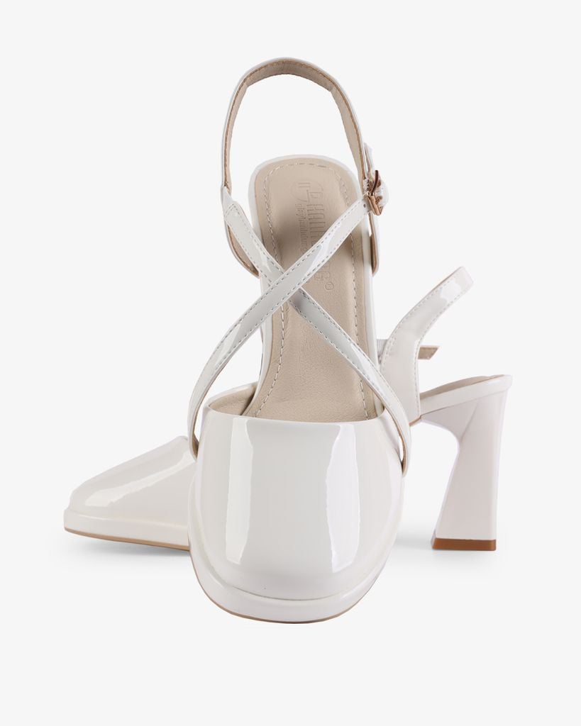 Sandal Cao Gót Hạnh Dung Dây Đan Chéo HD27257BI