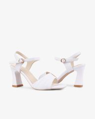 Sandal Cao Gót Hạnh Dung Quai Bản Cách Điệu HD27270BI