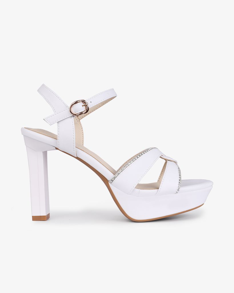 Sandal Cao Gót Hạnh Dung Mũi Đúp Thanh Lịch HD27278BI