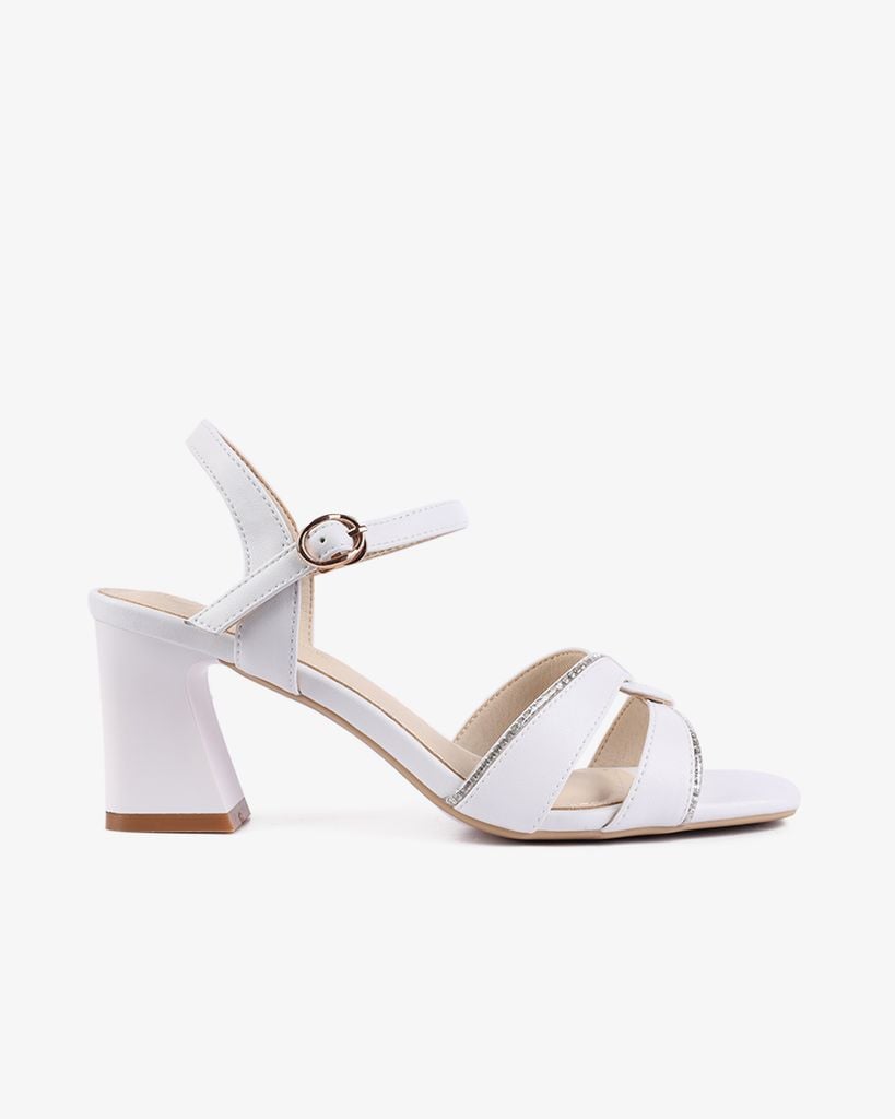 Sandal Cao Gót Hạnh Dung Quai Xoàn Xoắn HD27279BI