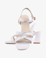 Sandal Cao Gót Hạnh Dung Quai Xoàn Xoắn HD27279BI