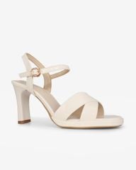 Sandal Cao Gót Hạnh Dung Quai Chéo Gót Trụ HD27307BI