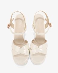 Sandal Cao Gót Hạnh Dung Quai Chéo Gót Trụ HD27307BI