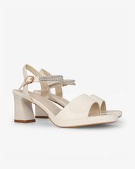 Sandal Cao Gót Hạnh Dung Bản Lớn Dây Xoàn HD27310BI