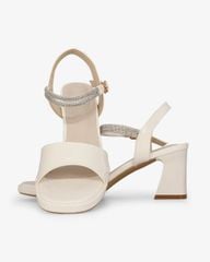 Sandal Cao Gót Hạnh Dung Bản Lớn Dây Xoàn HD27310BI
