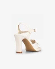 Sandal Cao Gót Hạnh Dung Quai Bóng Chữ H  HD27311BI